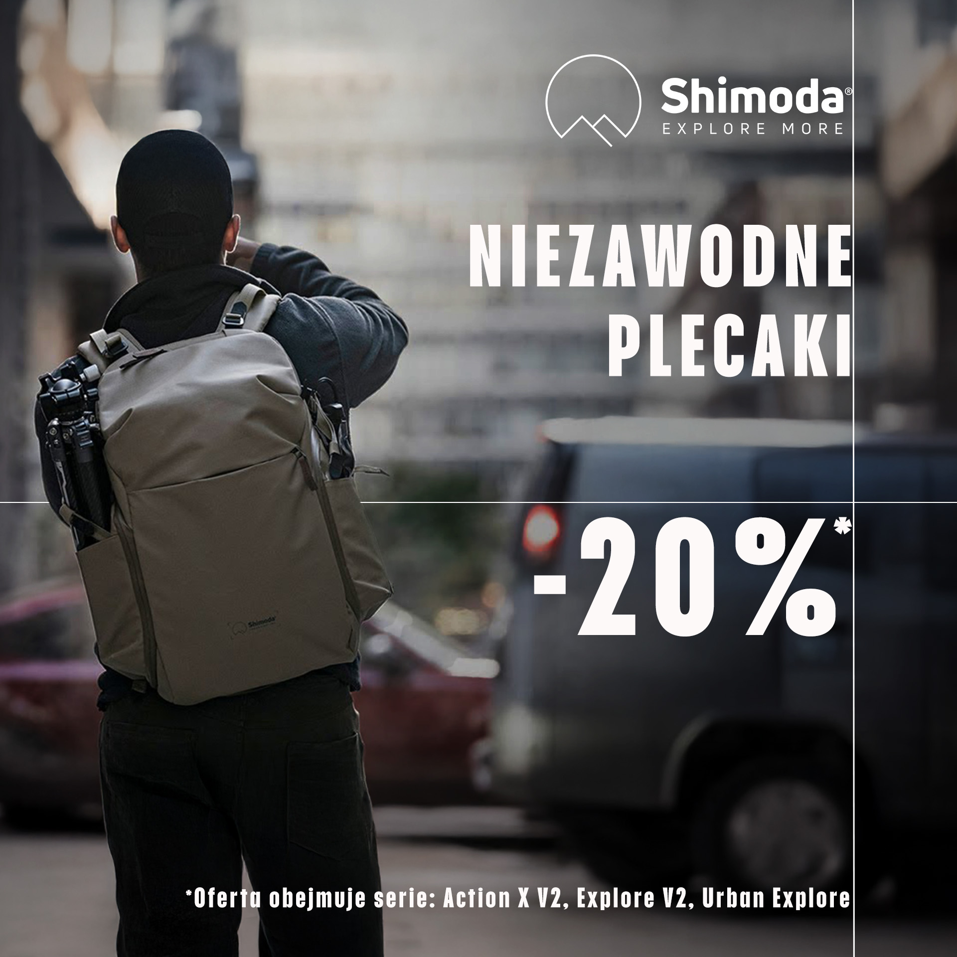 Plecaki Shimoda aż 20% taniej
