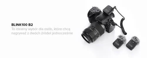 Zestaw do bezprzewodowej transmisji dźwięku Saramonic Blink100 B2 (RX + TX + TX)