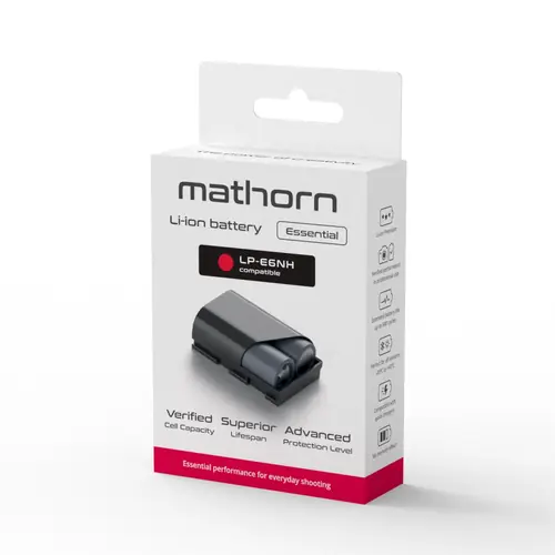 Akumulator Mathorn MB-E200 Essential 2000mAh- zamiennik Canon LP-E6NH
