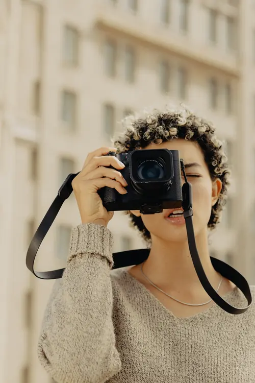 Pasek Peak Design Form Leather Camera Strap Standard Black - czarny