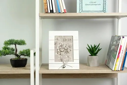 Ramka Italia Arial vertical - różne formaty - Biały, 13x18, 13x18 pionowa