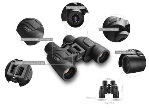 Lornetka Olympus 8-16x40 S