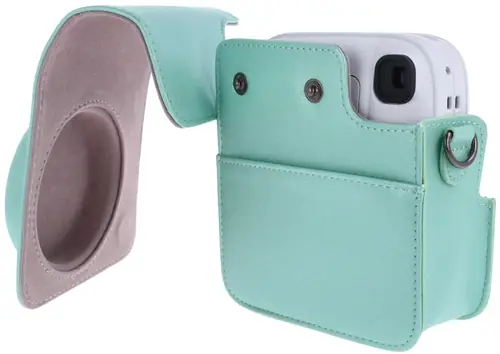 Pokrowiec na aparat Instax Mini 13 i Mini 12 Glitter Green