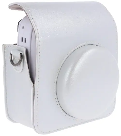 Pokrowiec na aparat Instax Mini 13 i Mini 12 Glitter White
