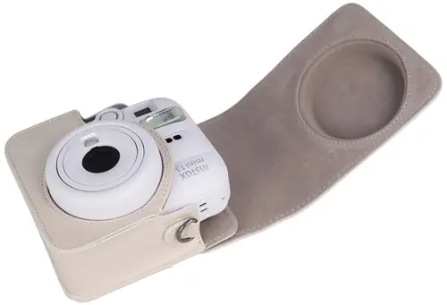 Pokrowiec na aparat Instax Mini 13 i Mini 12 Ivory