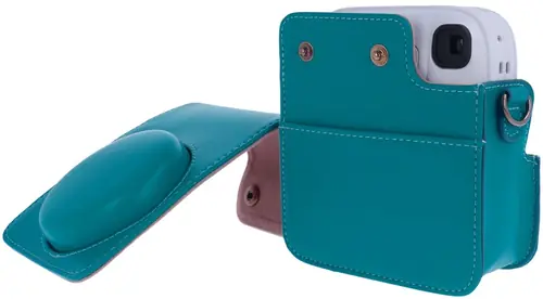 Pokrowiec na aparat Instax Mini 13 i Mini 12 Petrol Blue