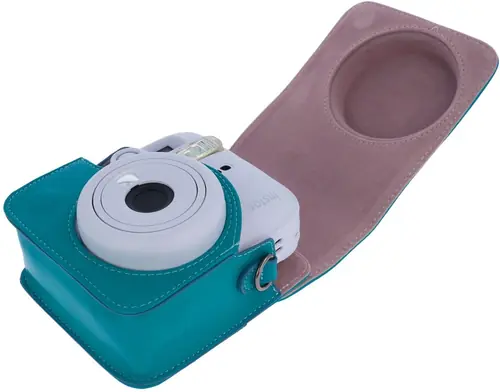 Pokrowiec na aparat Instax Mini 13 i Mini 12 Petrol Blue