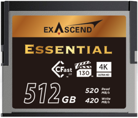 Karta ExAscend CFast 2.0 Essential 512GB [FOTO7]