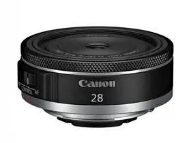 Model RF 28mm F2.8 STM ma atrakcyjną, płaską konstrukcję i jest pełnoklatkowym obiektywem RF o małej wadze i niewielkim rozmiarze.