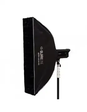 Softbox GlareOne 25x100cm PRO - zestaw z gridem [SANSA]