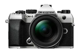 Aparat OM System OM-5 II srebrny+12-45