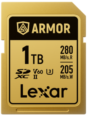 karta Lexar SDXC Armor Gold 1TB UHSII [FOCUS]
