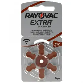Baterie do ap.słuch.RAYOVAC/312PR41-6szt