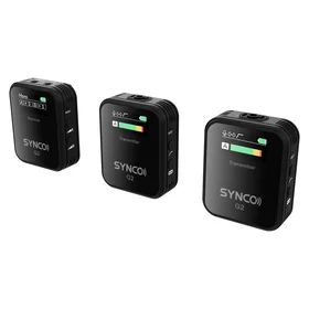 Bezprzewodowy system mikrofonowy z ekranem 2.4 GHz Synco G2 A2 [SANSA]