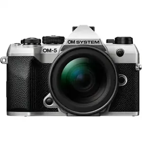 Aparat OM System OM-5 II srebrny+12-40