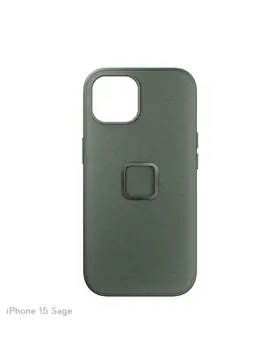 Etui Peak Design Mobile Everyday Case Fabric iPhone 15 - Sage [SANSA]
