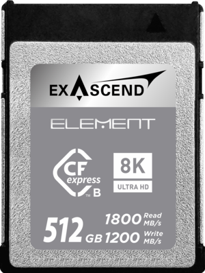 Karta ExAscend CFexpress B Elemen 512GB [FOTO7]