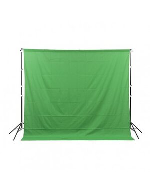 Tło Green Screen GlareOne materiałowe Backdrop 3x3 [SANSA]