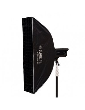 Softbox GlareOne 25x100cm PRO - zestaw z gridem [SANSA]