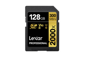 Karta Lexar PRO SDXC 128GB 2000X UHS II U3 V90 [FOCUS]