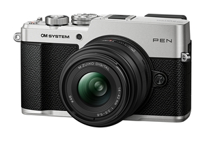 Aparat OM System PEN (srebrny) + 14-42mm f/3.5-5.6 III