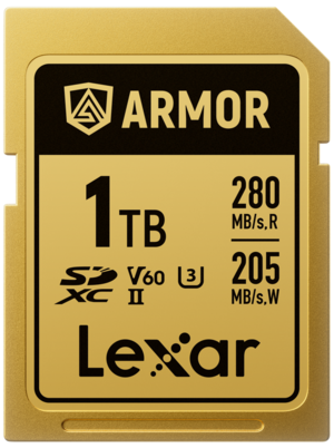 karta Lexar SDXC Armor Gold 1TB UHSII [FOCUS]