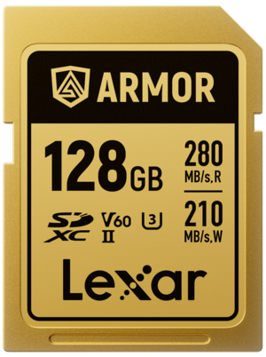 karta Lexar SDXC Armor Gold 128Gb UHSII [FOCUS]