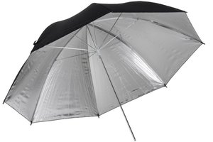 Parasolka Quadralite srebrna 91cm [NEXT77]