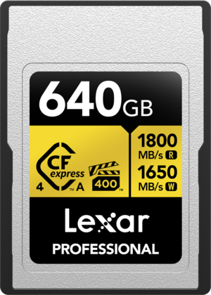Karta LEXAR CFEXPRESSA 4.0 PRO GOLD 640G [FOCUS]