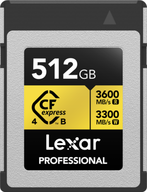 KARTA LEXAR CFEXPRESSB 4.0 PRO GOLD 512 [FOCUS]