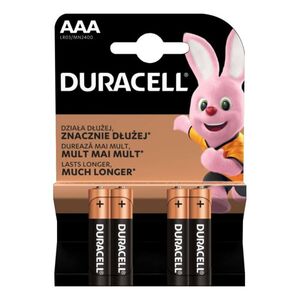 Bat. Duracell Basic AAA/LR03/BL4 opak