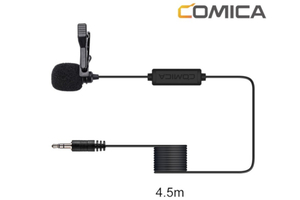 Mikrofon krawatowy Comica CVM-V01CP 4,5m [FOTO-TECHNIKA]