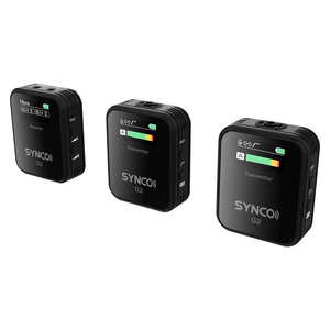 Bezprzewodowy system mikrofonowy z ekranem 2.4 GHz Synco G2 A2 [SANSA]