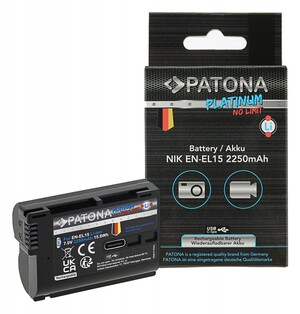 Akumulator PATONA Platinum EN-EL15 z USB-c/1363 [PATONA]