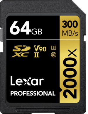 Karta Lexar PRO SDXC 64GB 2000X UHSIIU3 [FOCUS]