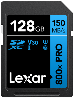 Karta Lexar PRO SDXC 128GB 800X UHSI U3 [FOCUS]