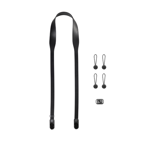 Pasek Peak Design Form Leather Camera Strap Standard Black - czarny