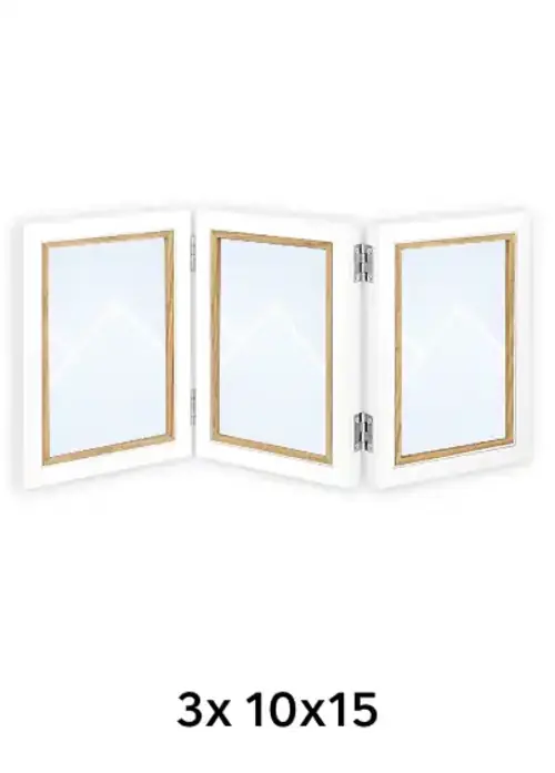 Ramka Italia Ayas - różne formaty - Biały, 10x15, 10x15 x3 pionowa