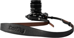 SmallRig 5208 Universal Leather Camera Shoulder Strap Black