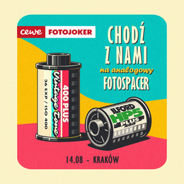 Warsztaty fotograficzne - analogowy fotospacer - Kraków  - 14.08.2025 godz. 11:00