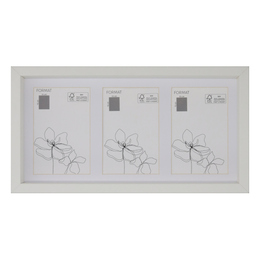 Ramka  3D Galeria 18x35 (3x 10x15) różne kolory - Biały, 10x15, 18x35