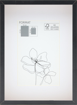 Ramka na zdjęcie głęboka różne formaty i kolory   - Czarny, 15x21, 15x21