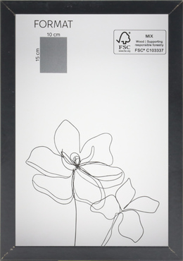 Ramka na zdjęcie głęboka różne formaty i kolory   - Czarny, 10x15, 10x15