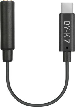 Kabel 6cm gniazdo TRS 3,5mm<>Osmo Action Boya BY-K7