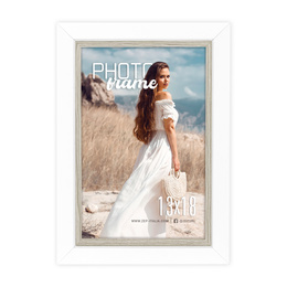 Ramka Italia Sion - różne formaty - Biały, 13x18, 13x18