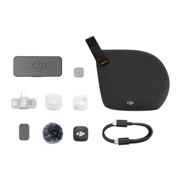 System mikrofonów bezprzewodowych DJI Mic Mini 2 Zestaw (1 TX + 1 Mobile RX + etui ładujące)