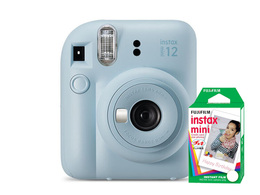 Fujifilm Instax Mini 12 (Pastel Blue) z wkładem 10 zdjęć