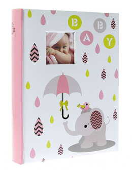 ALBUM GEDEON KD46200 ELEPHAN LOVE H-2 10x15/200 Różowy