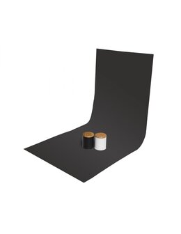 Tło GlareOne PVC 60x130cm - czarne, lustrzane