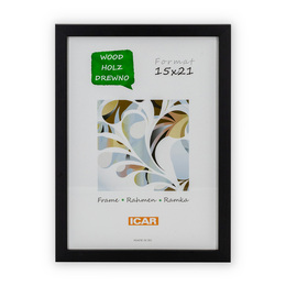 Ramka Icar Pinia - różne kolory i formaty - Czarny, 15x21, 15x21